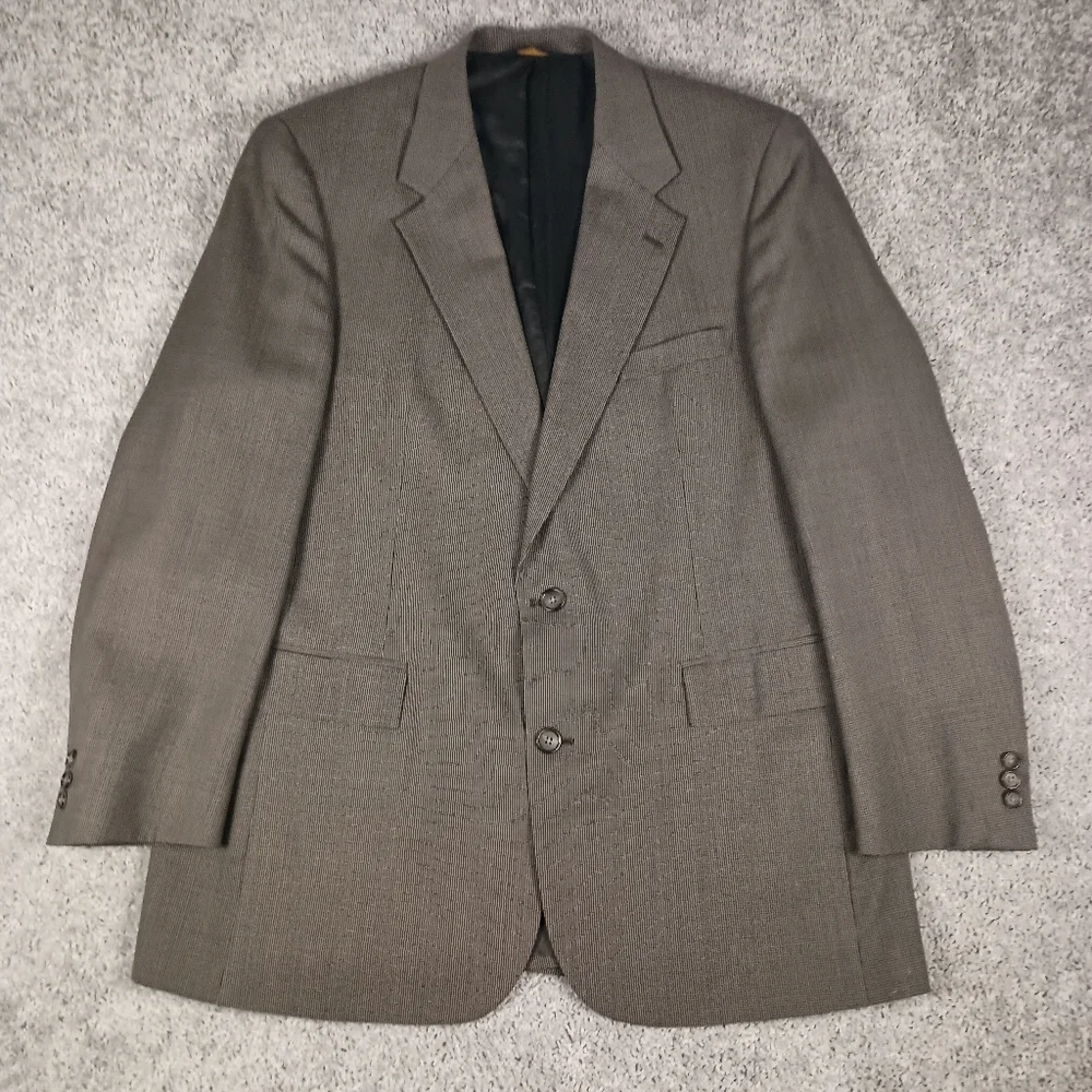 Brooks Brothers 43L Houndstooth Men's Wool‎ Blazer